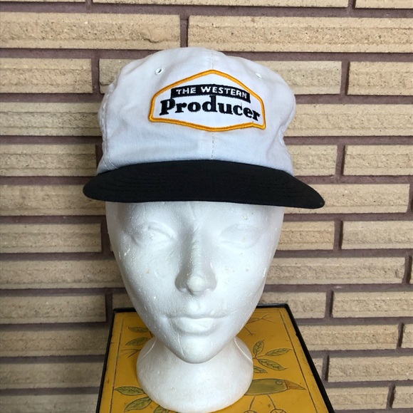 70's "The Western Producer" Ball Cap - Western Canada Farmer's Hat - Unisex - Picture 1 of 9